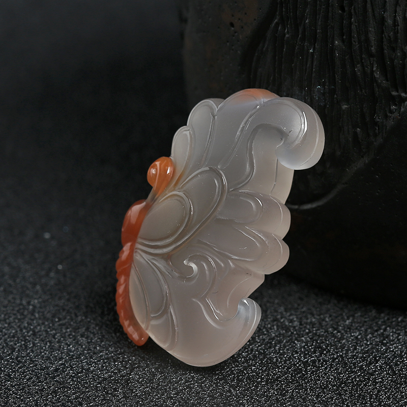 冰飘南红吊坠-红掌柜