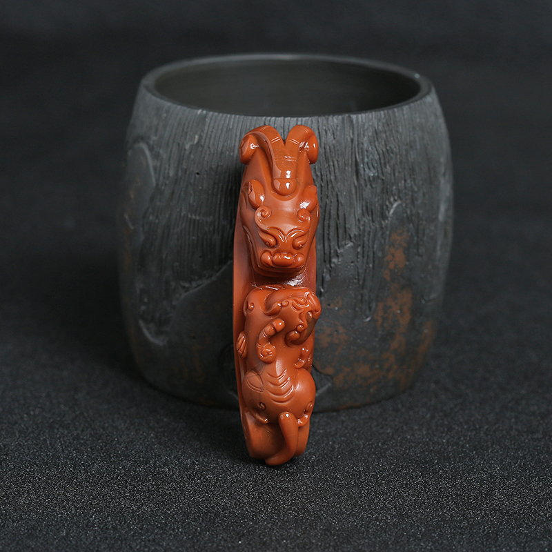 柿子红南红龙勾-红掌柜