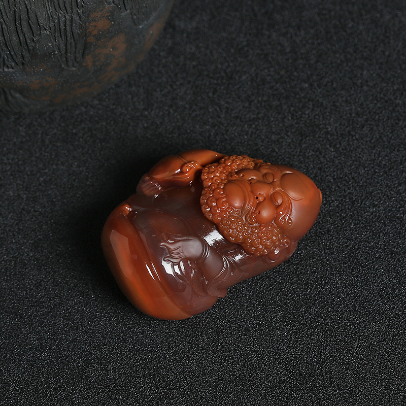 南红达摩-红掌柜