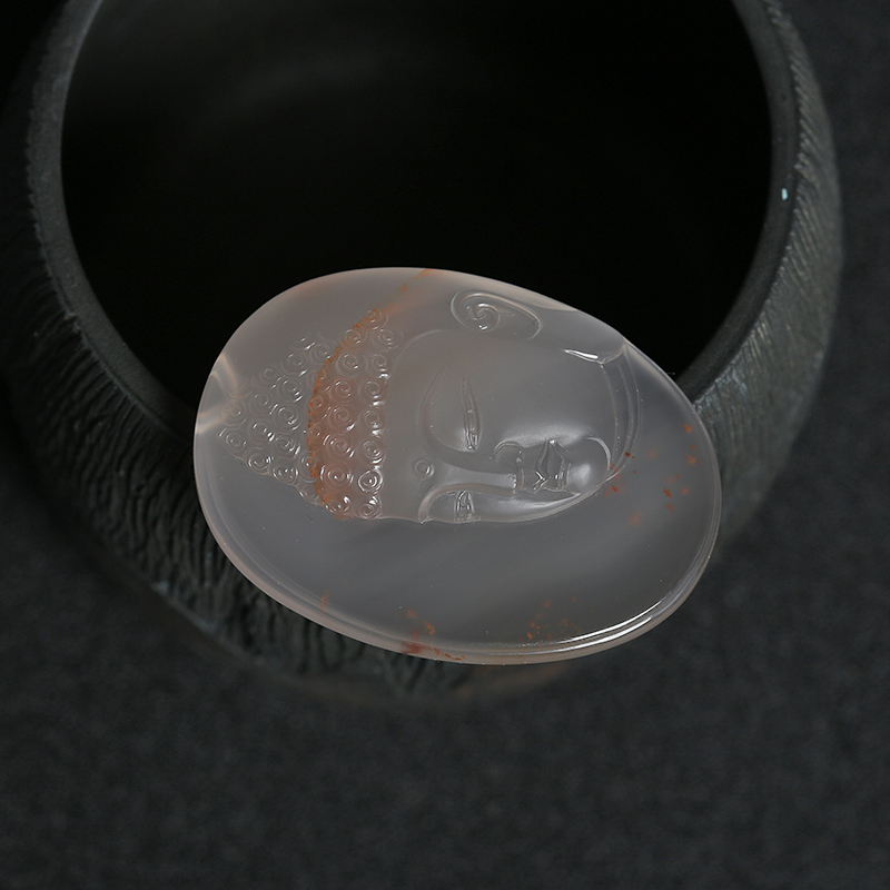 冰飘南红佛像挂件-红掌柜