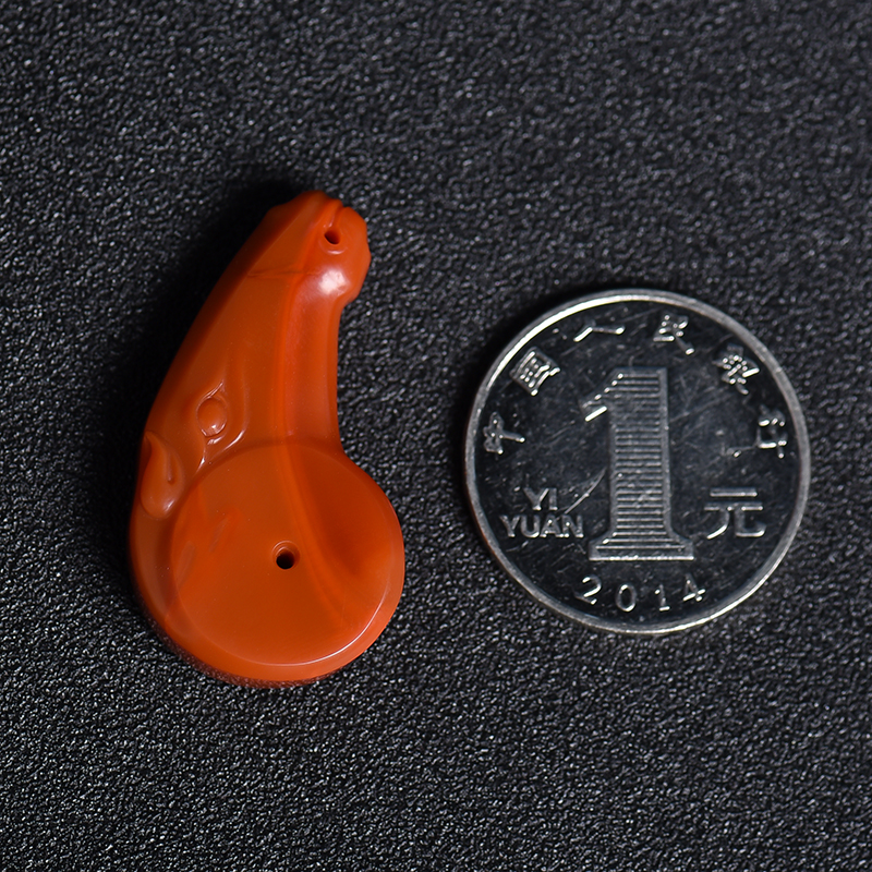 柿子红南红吊坠-红掌柜