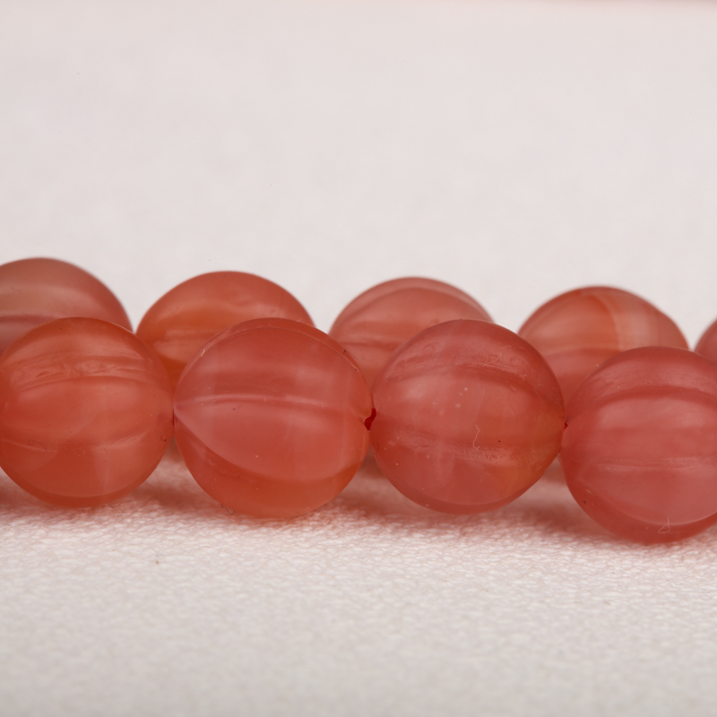 川料南红南瓜珠手串-红掌柜