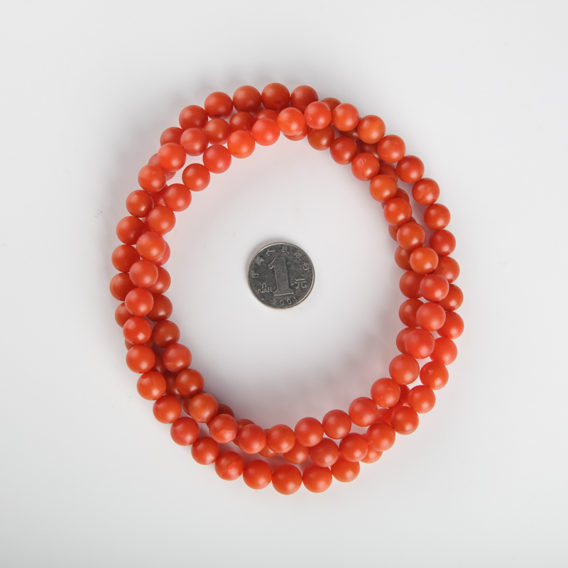 四川天然南红108佛珠-红掌柜