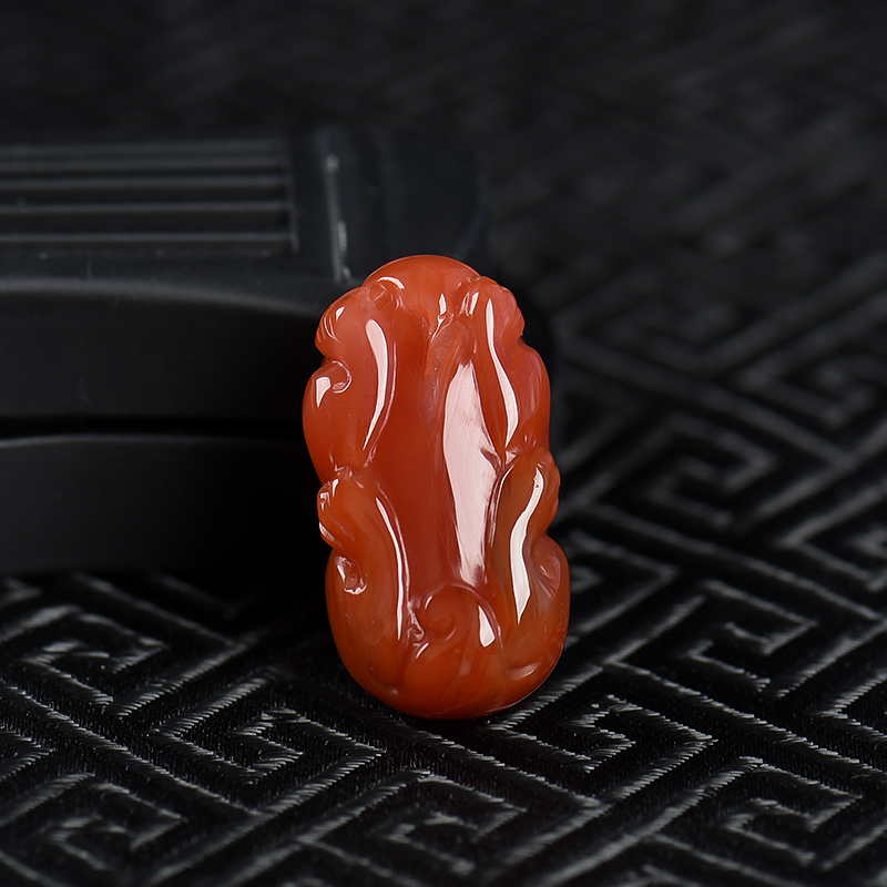 四川南红貔貅吊坠-红掌柜