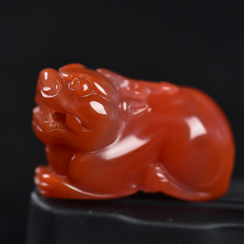 四川南红貔貅吊坠-红掌柜