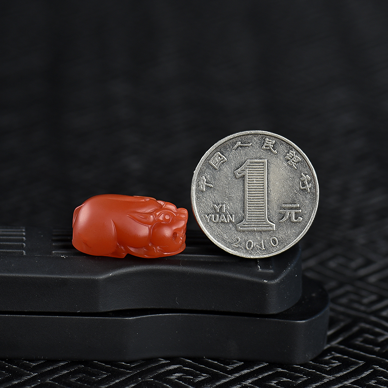 四川南红貔貅挂坠-红掌柜