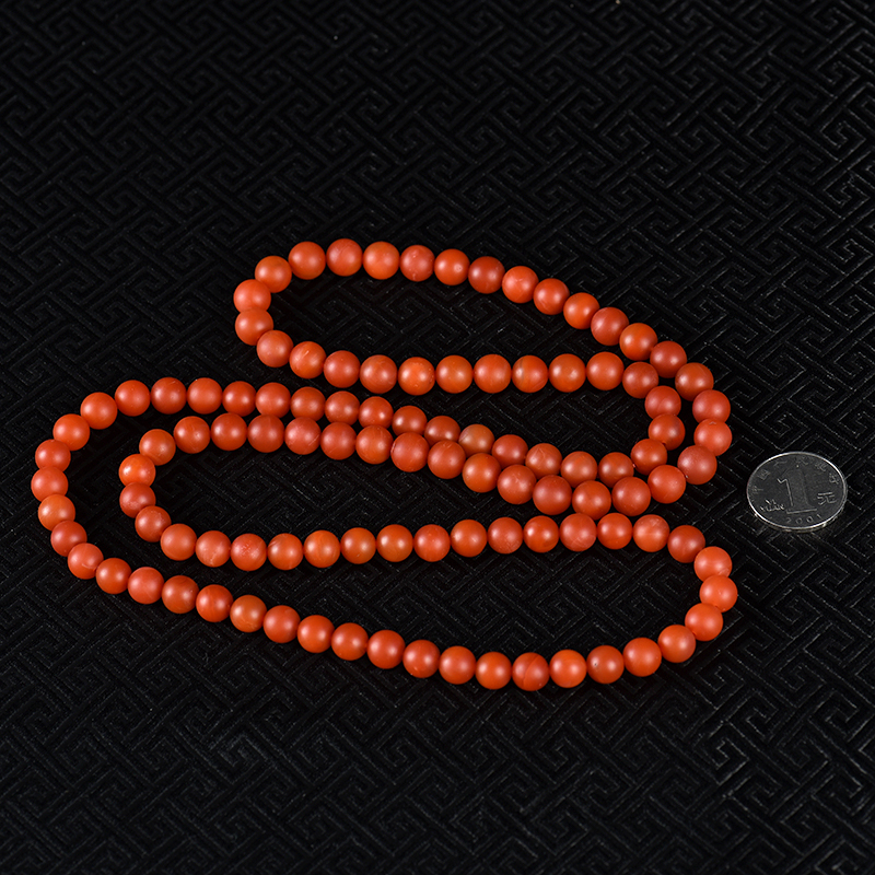 玫瑰红南红108-红掌柜