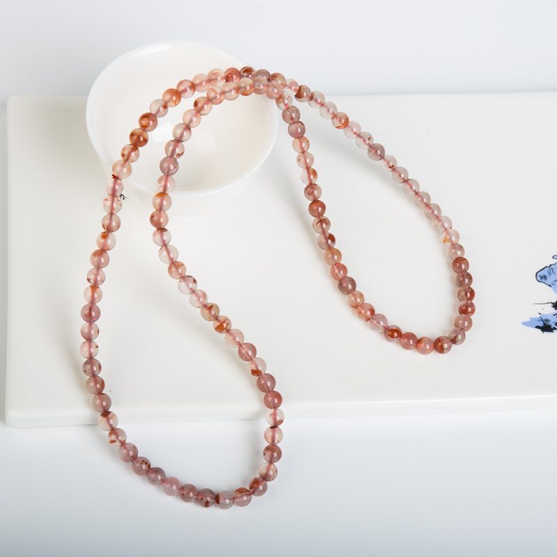 6.9mm南红108佛珠-红掌柜