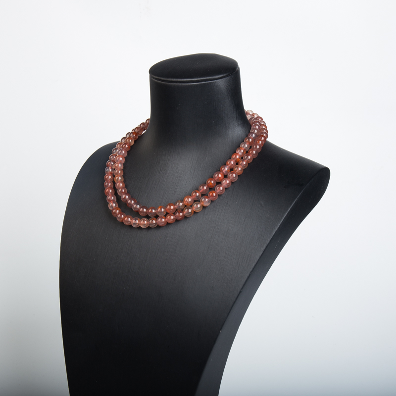 四川天然南红108佛珠-红掌柜