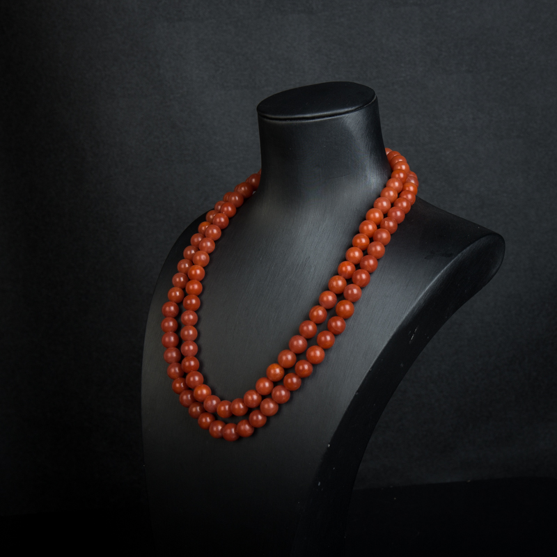 南红108佛珠-红掌柜