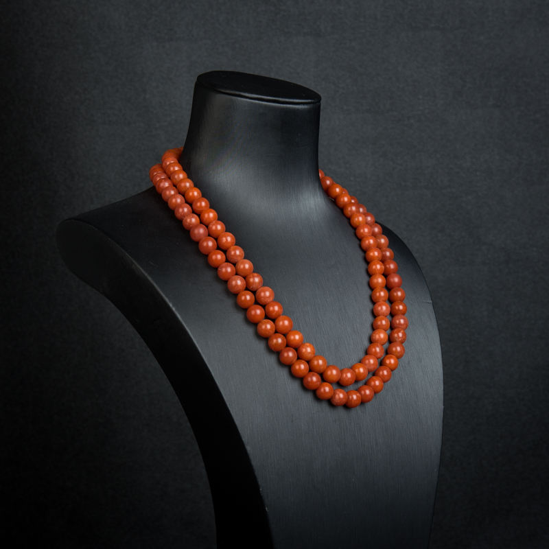 8.0mm南红108佛珠-红掌柜