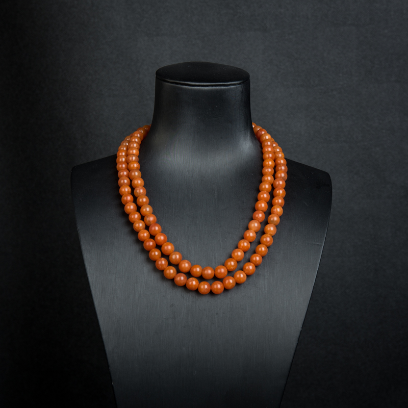 南红108佛珠-红掌柜