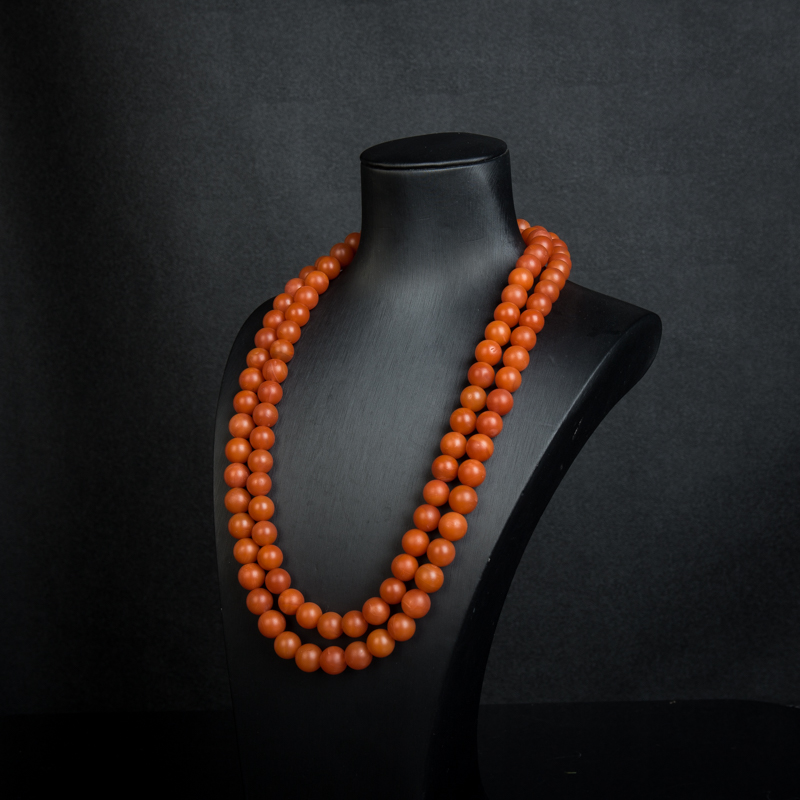 天然南红108佛珠-红掌柜