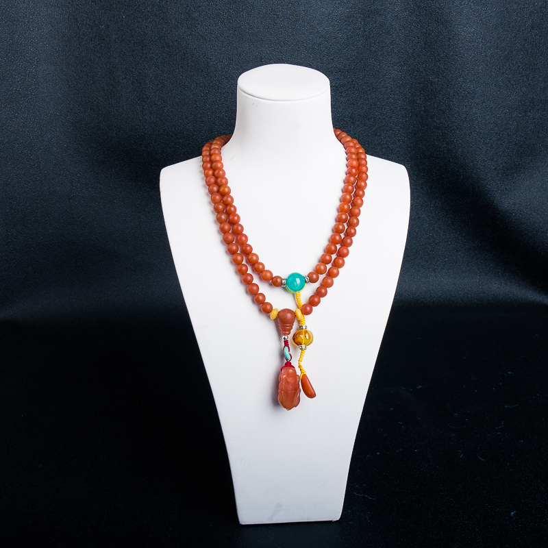 南红108项链-红掌柜