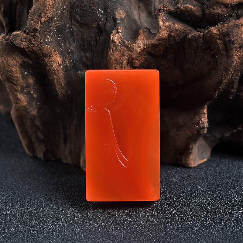 南红观音吊坠 - 红掌柜