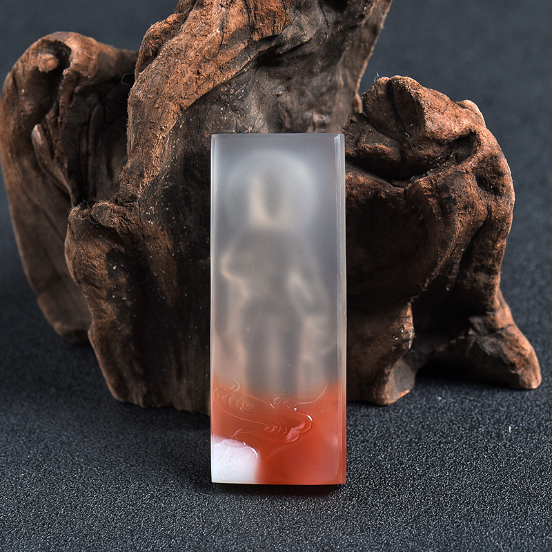 南红观音吊坠 - 红掌柜