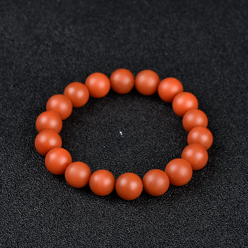 柿子红南红手串-红掌柜