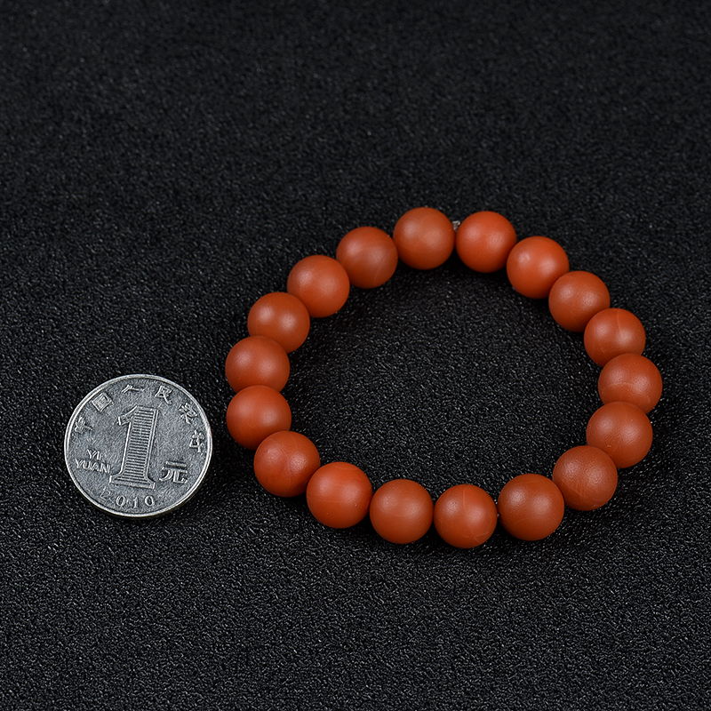 天然保山柿子红南红-红掌柜