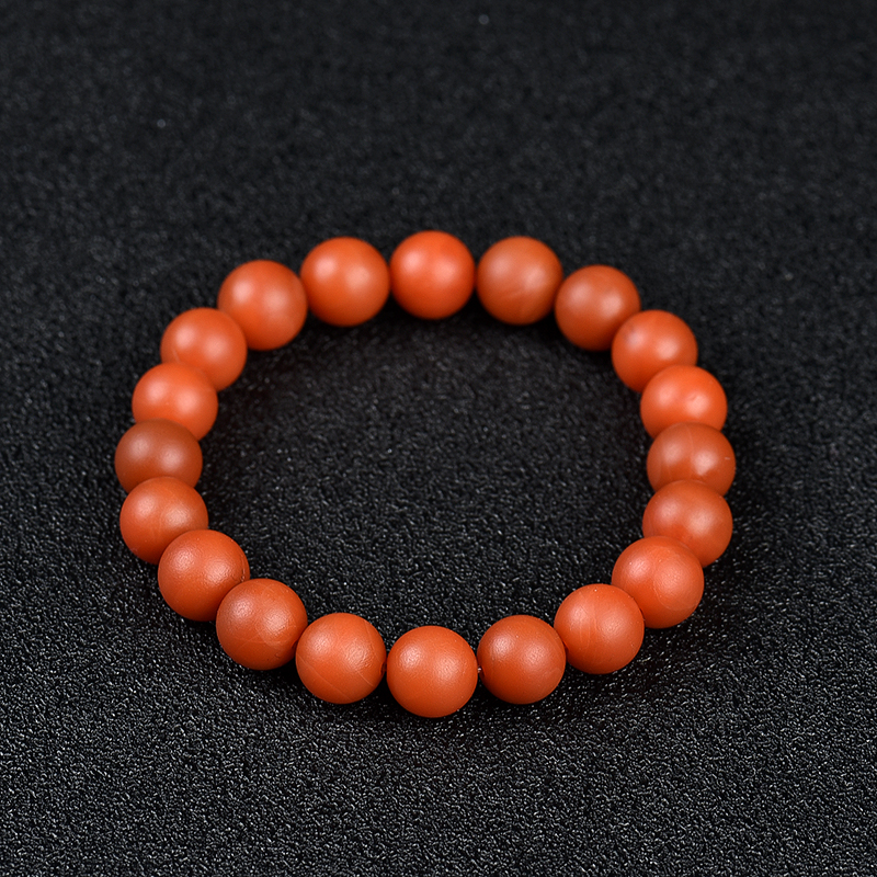 柿子红南红手串-红掌柜