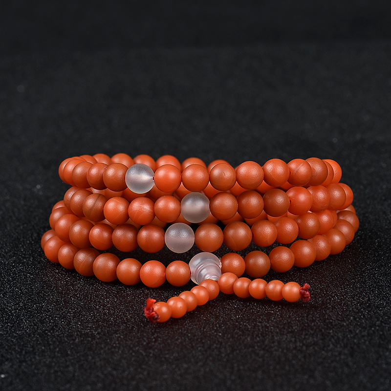 柿子红南红珠串-红掌柜