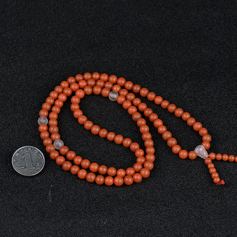 天然保山柿子红南红-红掌柜