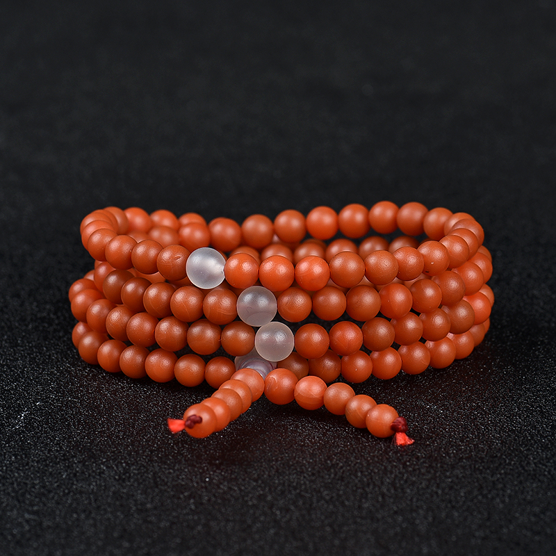 柿子红南红珠串-红掌柜