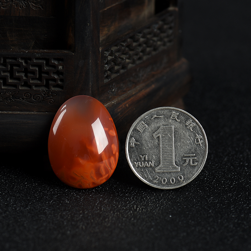 南红随形挂坠-红掌柜