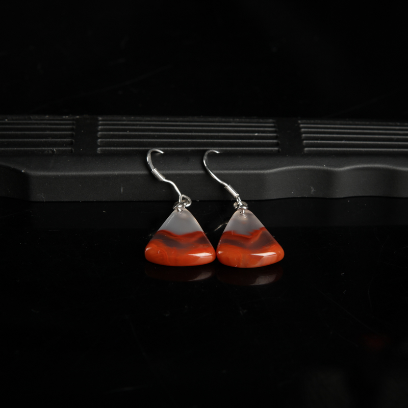 南红耳坠-红掌柜