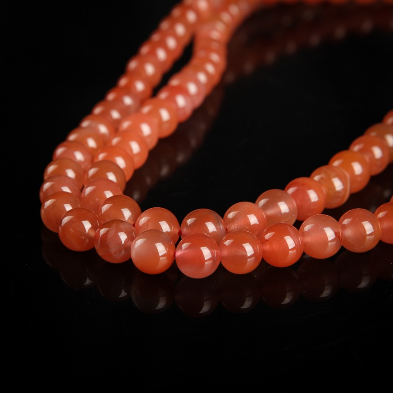 冰飘南红多圈手串-红掌柜