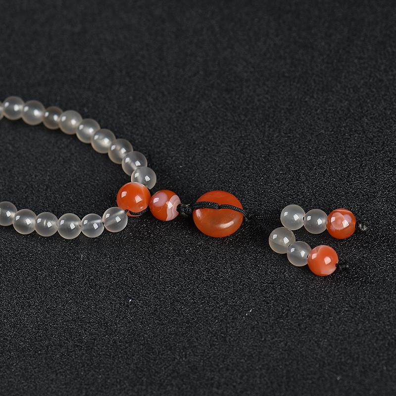 荔枝冻南红佛珠-红掌柜