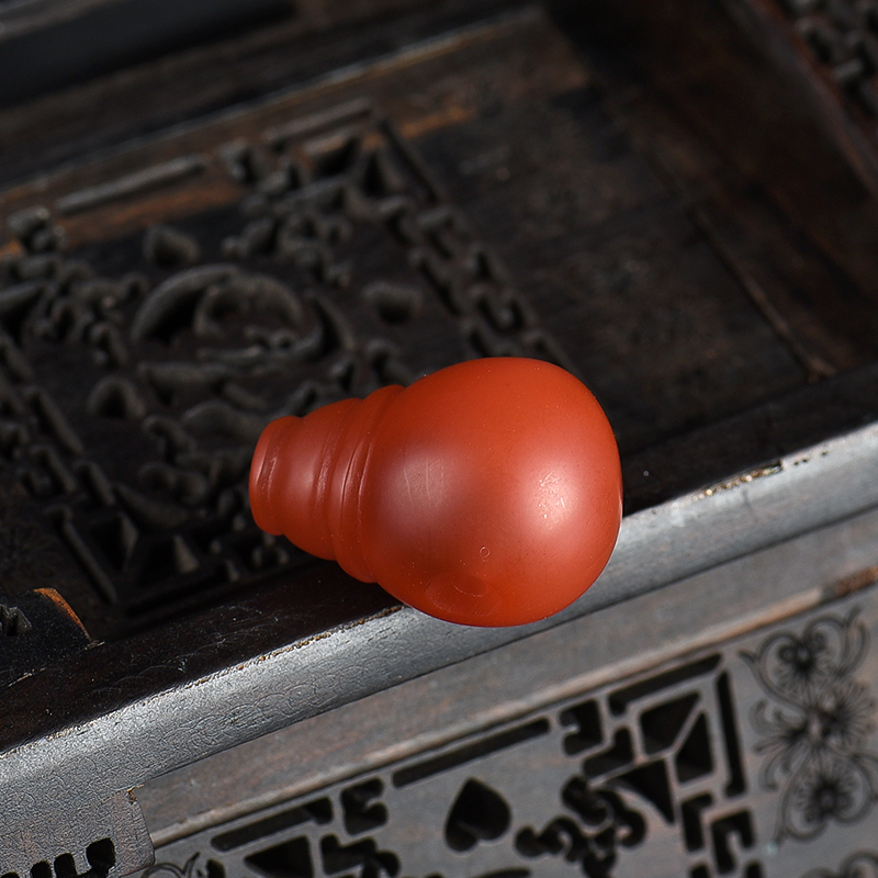 冰飘料南红三通-红掌柜