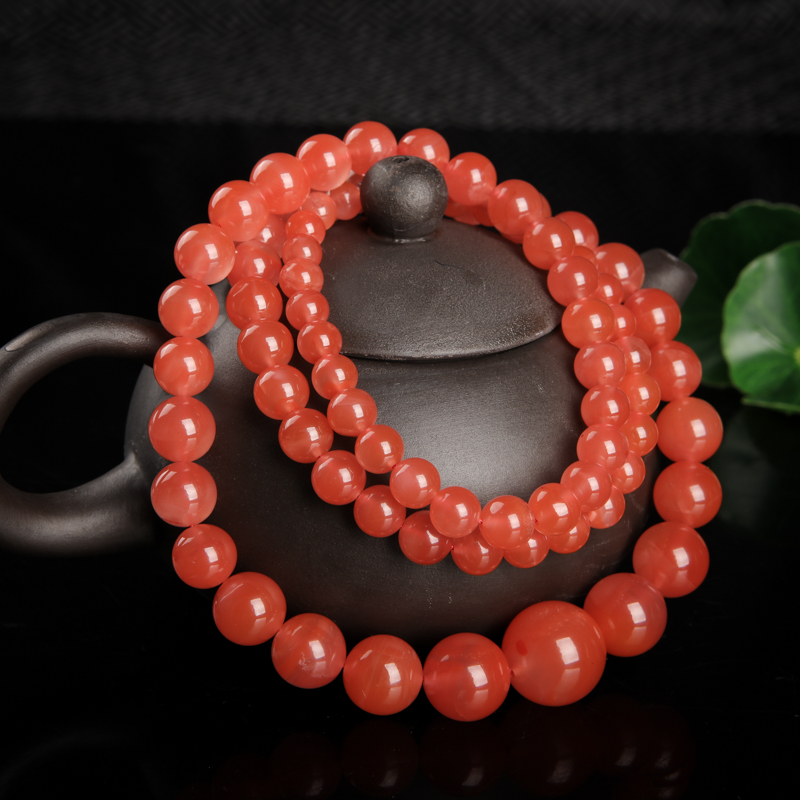 樱桃红南红塔链-红掌柜