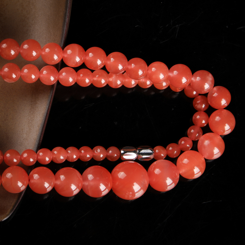 樱桃红南红项链-红掌柜