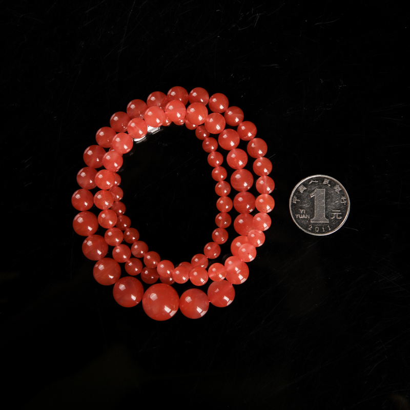 天然南红塔链-红掌柜
