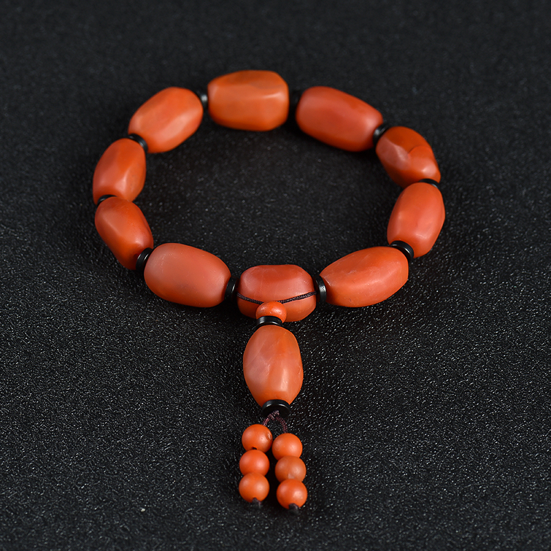 南红随形手串-红掌柜