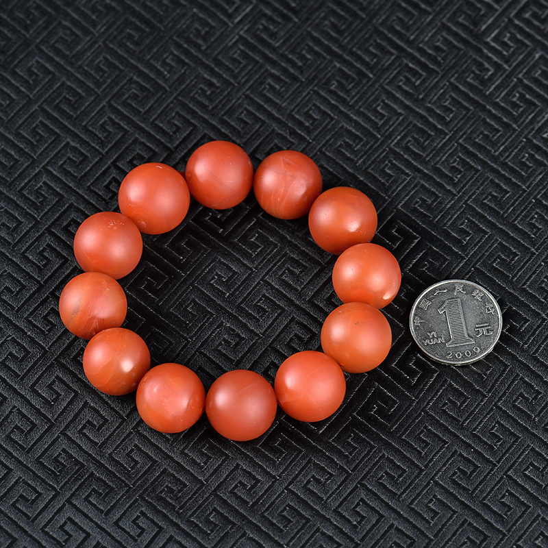 樱桃红南红手串-红掌柜