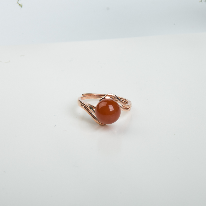 天然南红套装-红掌柜