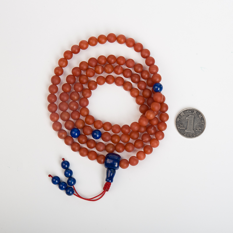 保山南红108佛珠-红掌柜