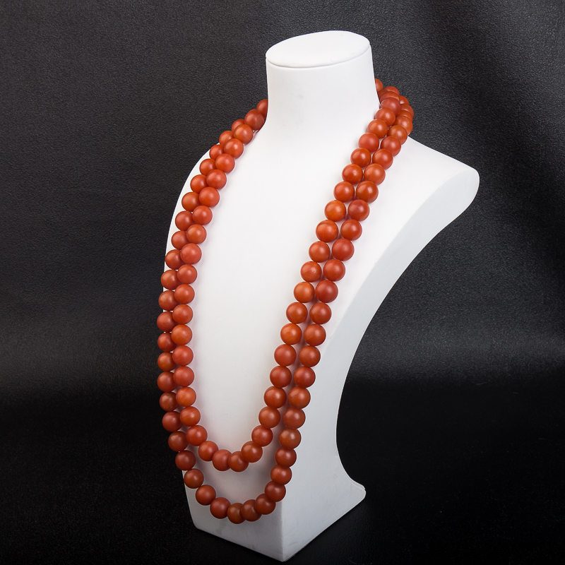 柿子红南红佛珠-红掌柜
