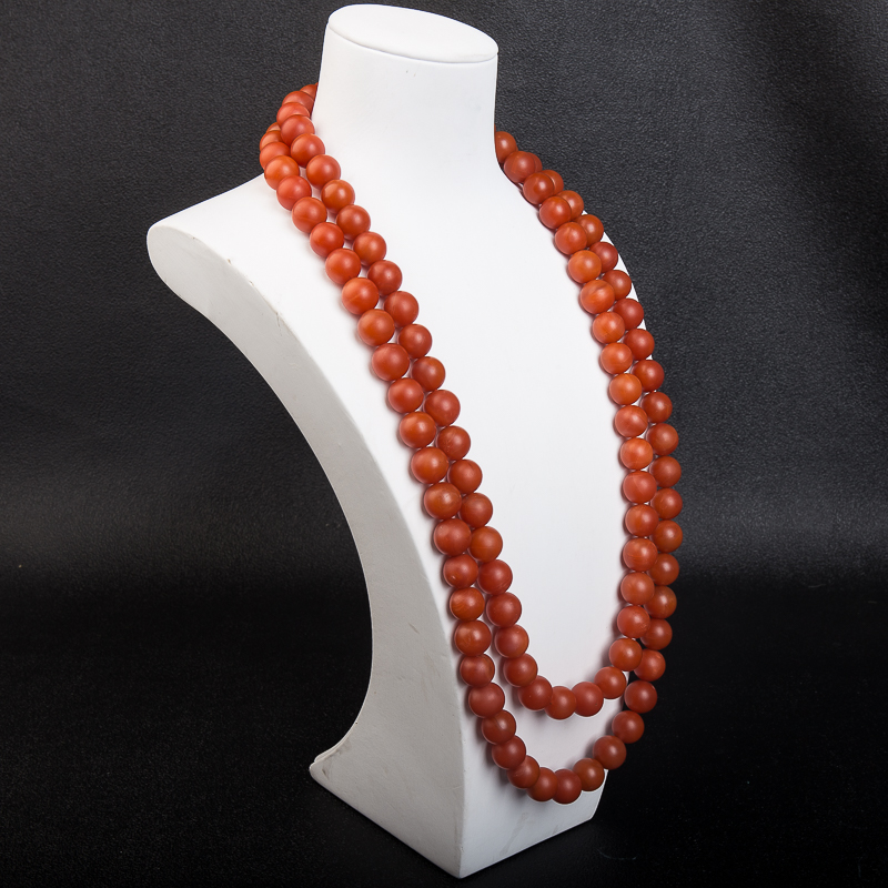 天然南红108佛珠-红掌柜