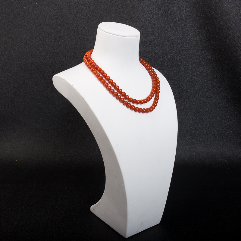 保山柿子红南红多圈手串-红掌柜