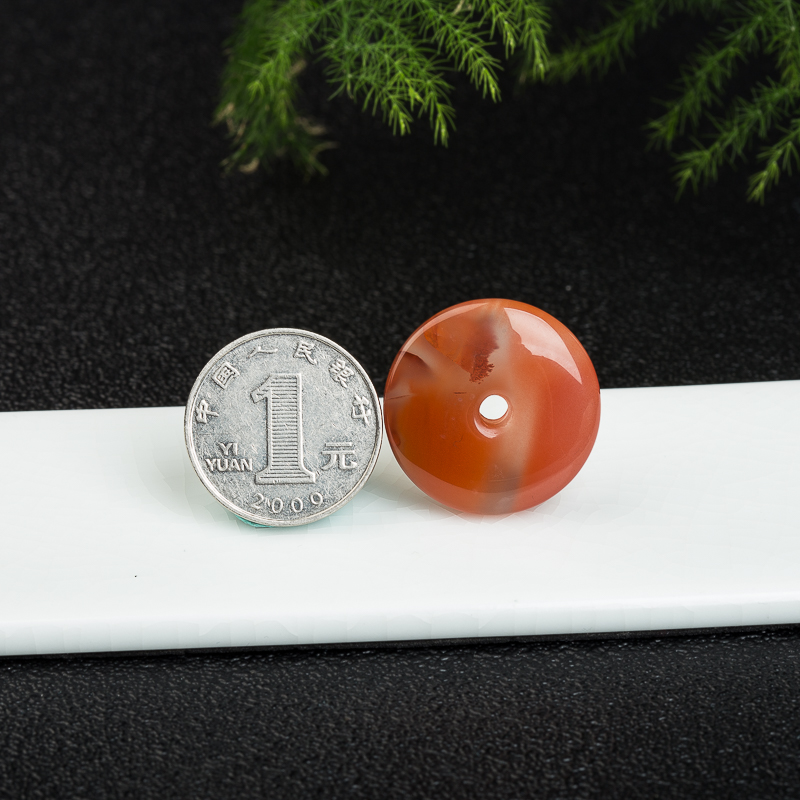 冰飘料南红吊坠-红掌柜