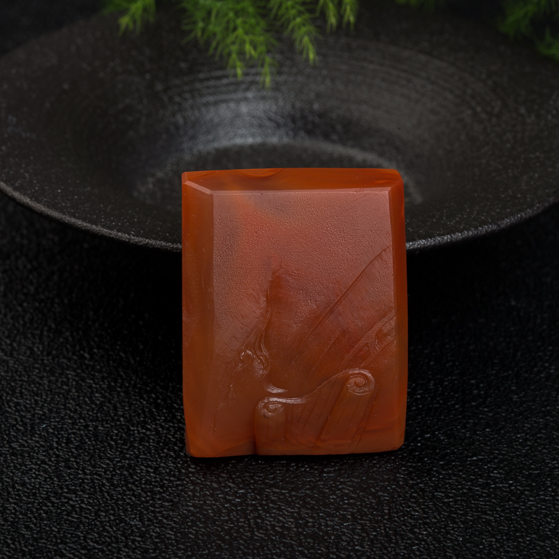 川料天然南红弥勒佛吊坠-红掌柜