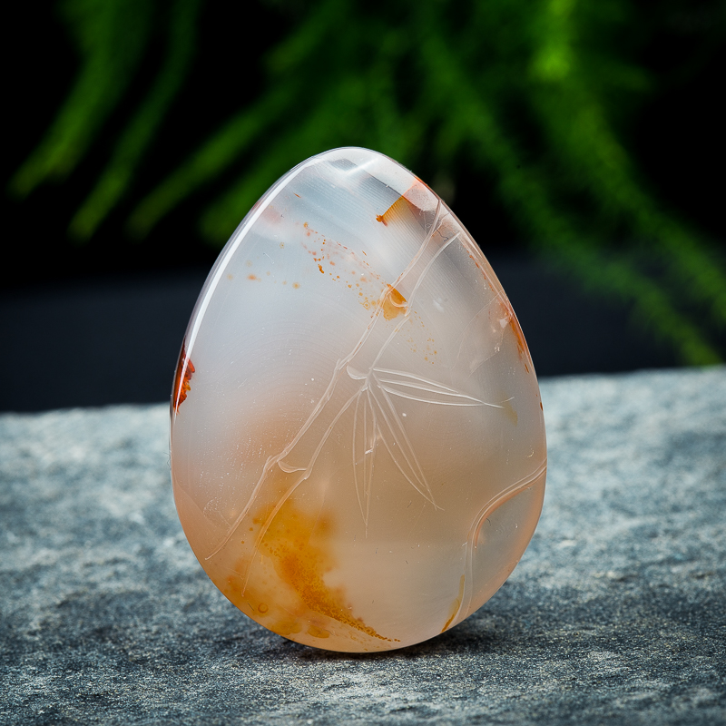 天然四川南红喜上眉梢吊坠-红掌柜