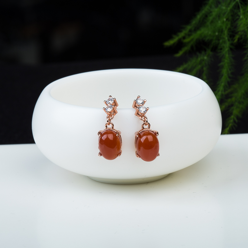 银镶樱桃红南红套装-红掌柜