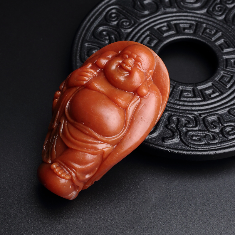 南红手把件-红掌柜