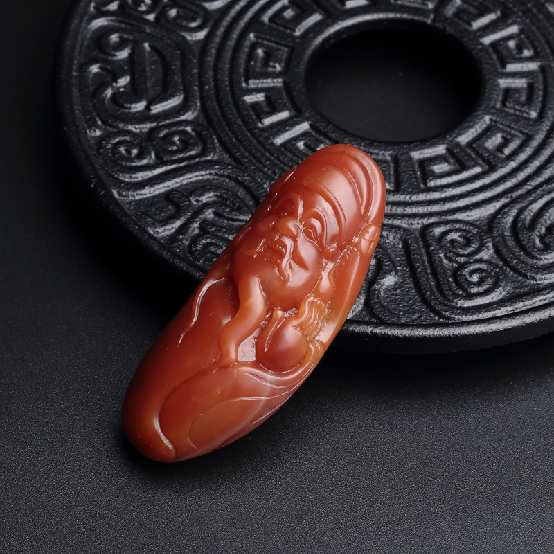 南红吊坠-红掌柜