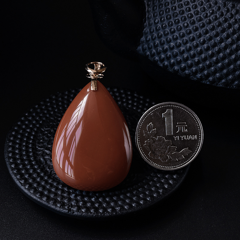 南红水滴吊坠 - 红掌柜