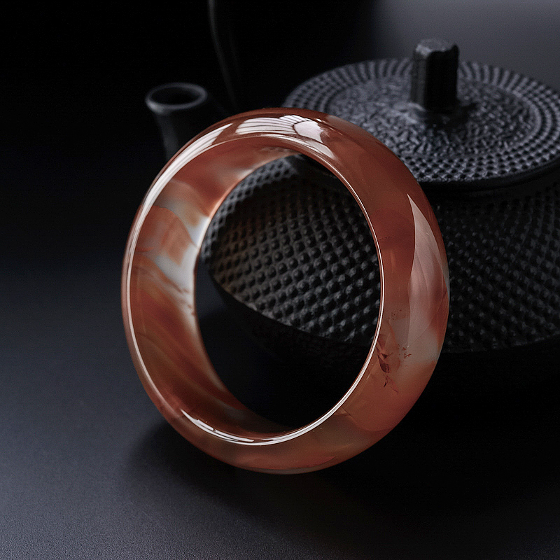 冰飘南红手镯 - 红掌柜