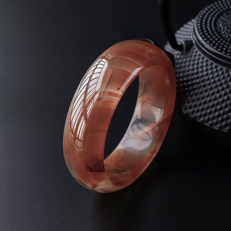 天然南红手镯 - 红掌柜